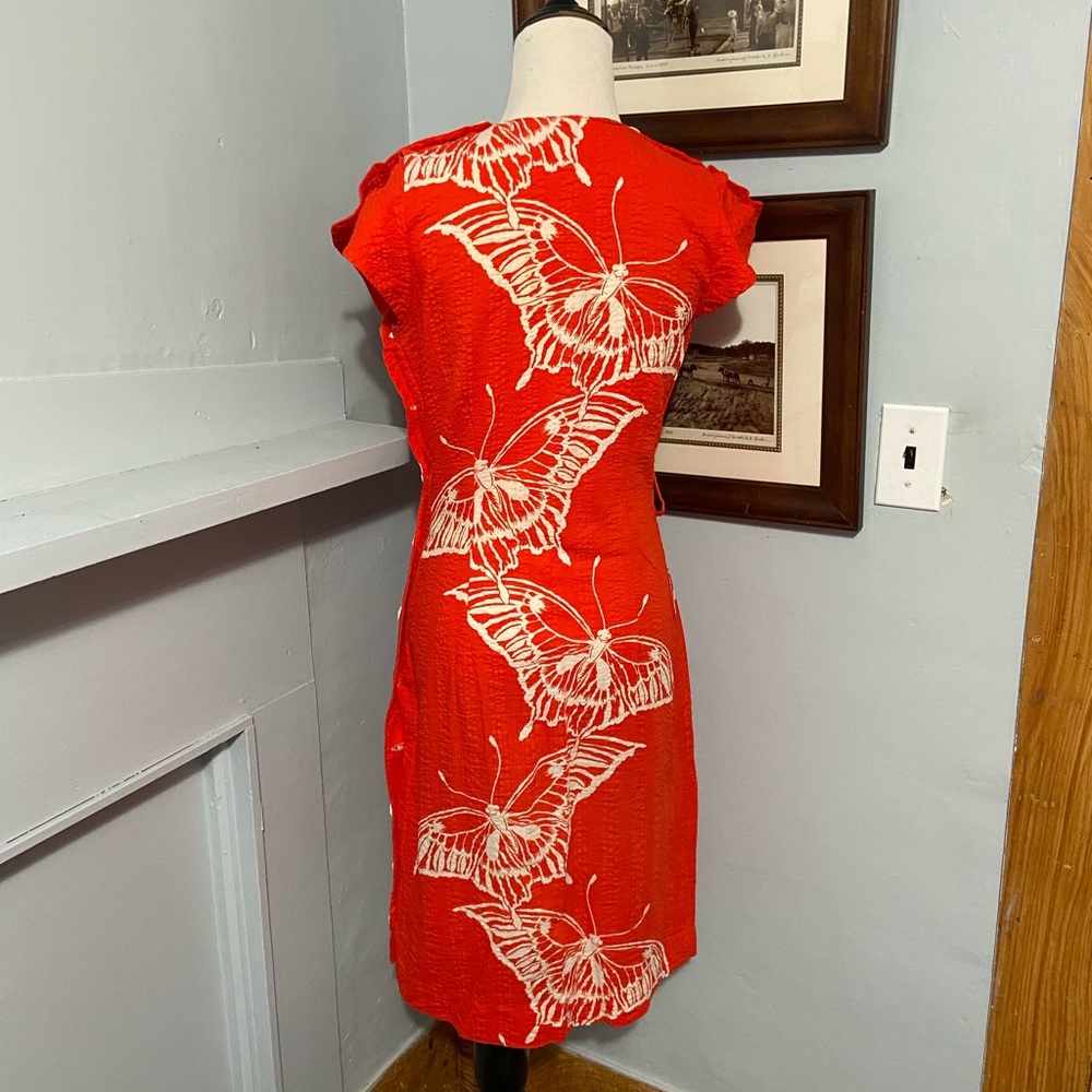 1940s Butterfly Dress - Picture 2 of 12